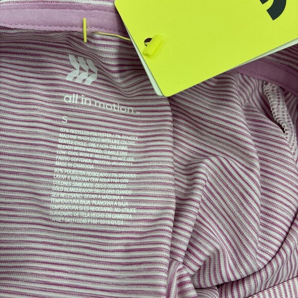 All In Motion Mens Size S Pink Polo Shirt Short Sleeve Collared Performance Golf - Picture 4 of 6